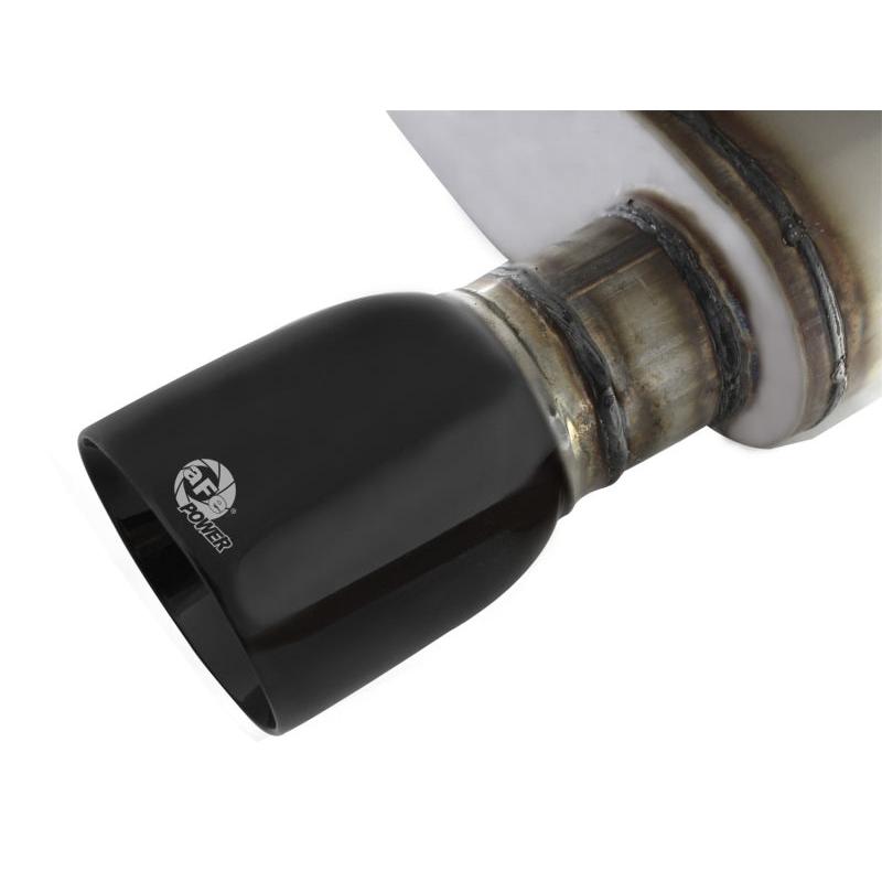 aFe MACHForce XP Exhaust 11-14 Ford Mustang GT V8-5.0L 3in. Stainless Steel Axle-Back w/Black Tips-SR1 Performance