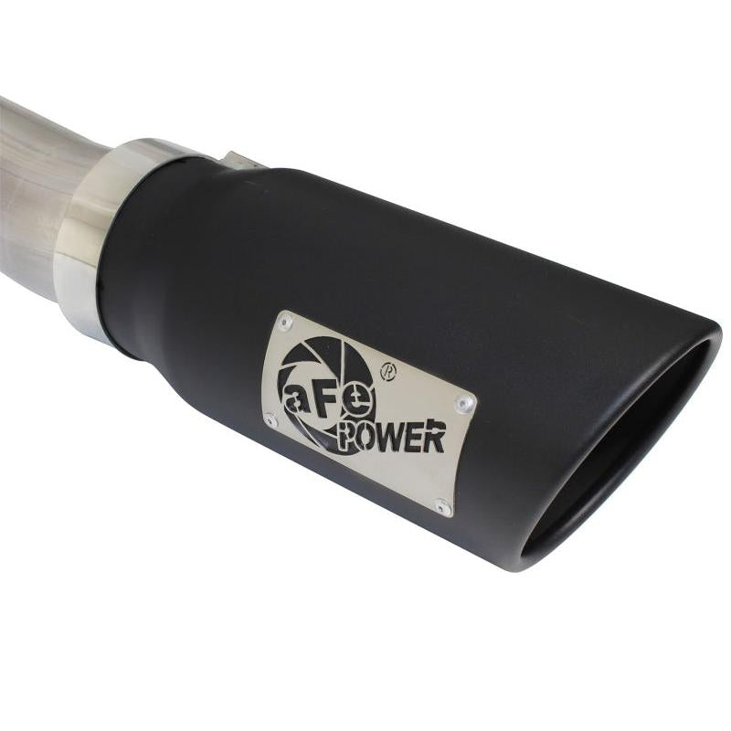 aFe MACHForce XP Exhaust 3in-3.5in SS Single Side Ext CB w/ Black Tip 99-04 Ford F150 V8 5.4L/6.8L-SR1 Performance