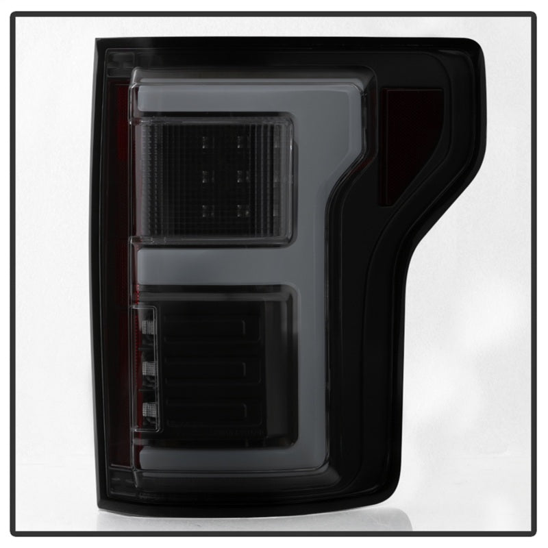 Spyder 15-17 Ford F-150 LED Tail Lights (w/Blind Spot) - Black Smoke (ALT-YD-FF15015BS-LBLED-BSM)-SR1 Performance