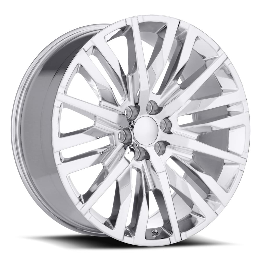 22X9 6X5.5 +28 HB 78.1 GM SPLIT-6 SPK CHROME WITH CAP-SR1 Performance