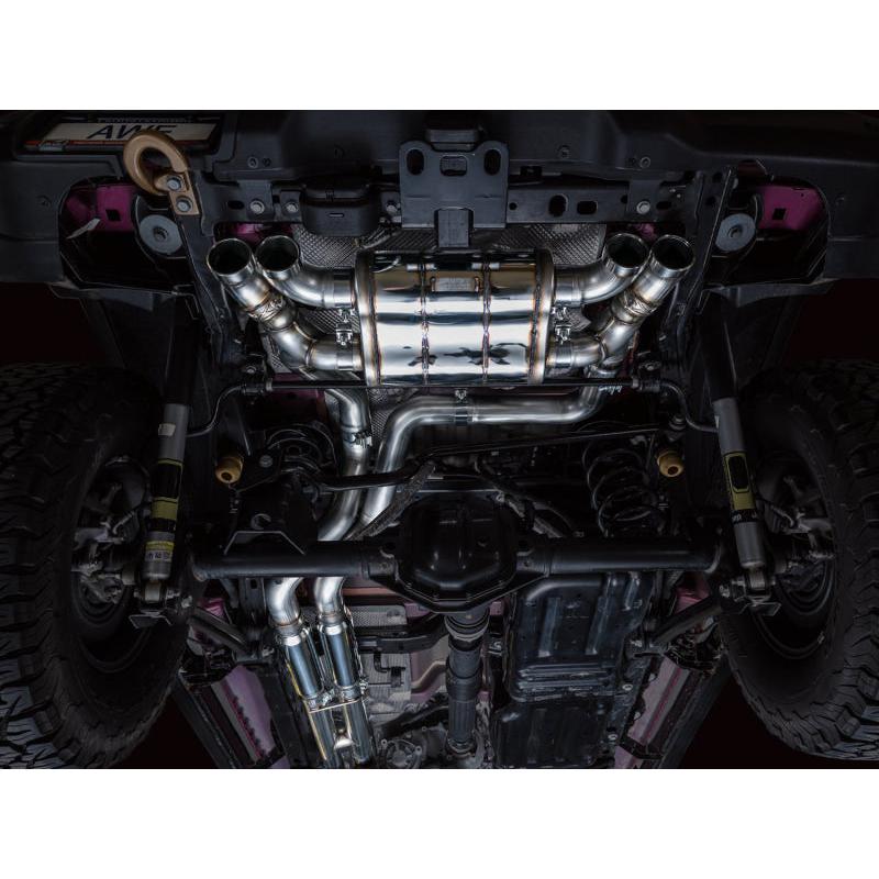 AWE 21+ Wrangler 392 Switchpath Cat-Back Exhaust- Quad BashGuards-SR1 Performance