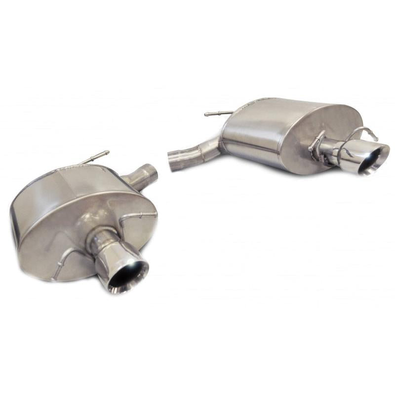 Corsa 2011-2014 Cadillac CTS Wagon V 6.2L V8 Polished Sport Axle-Back Exhaust-SR1 Performance