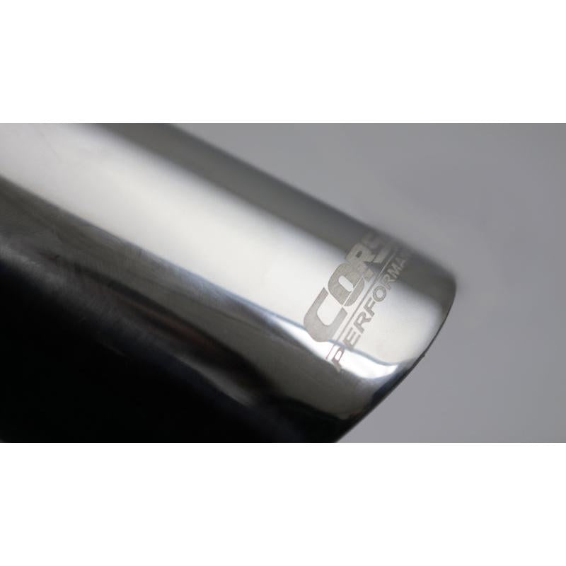 Corsa Single Universal 2.5in Inlet / 3in Outlet Polished Pro-Series Tip Kit-SR1 Performance