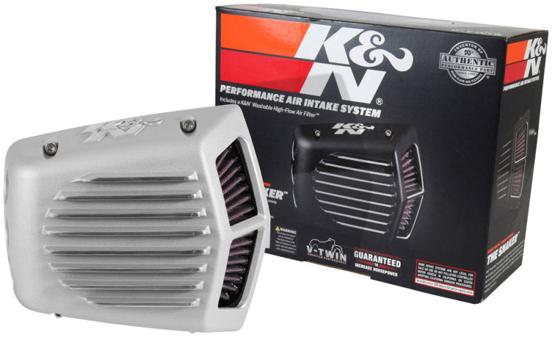 K&N Street Metal Intake System - Shaker Touring 2017 Silver Intake System-Harley Davidson-SR1 Performance