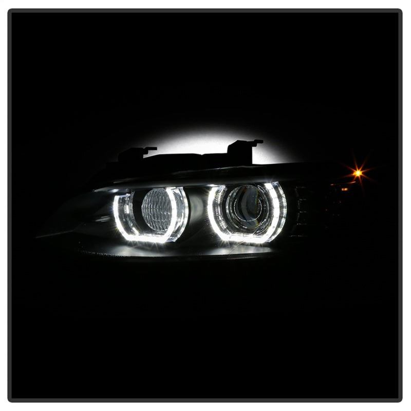 Spyder 08-10 BMW F92 3 Series Projector Headlights - LED DRL - Black (PRO-YD-BMWE9208-DRL-BK)-SR1 Performance