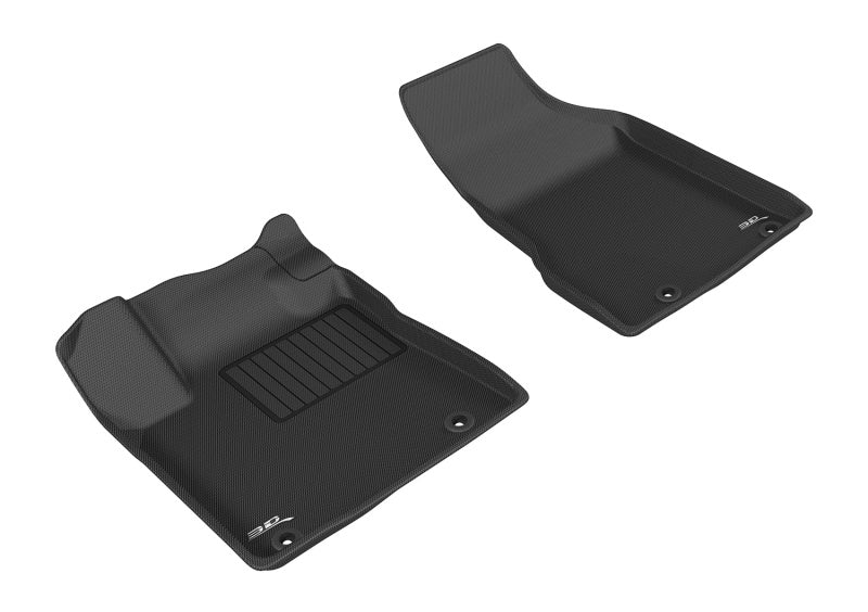3D MAXpider 2015-2018 Nissan Murano Kagu 1st Row Floormat - Black-SR1 Performance