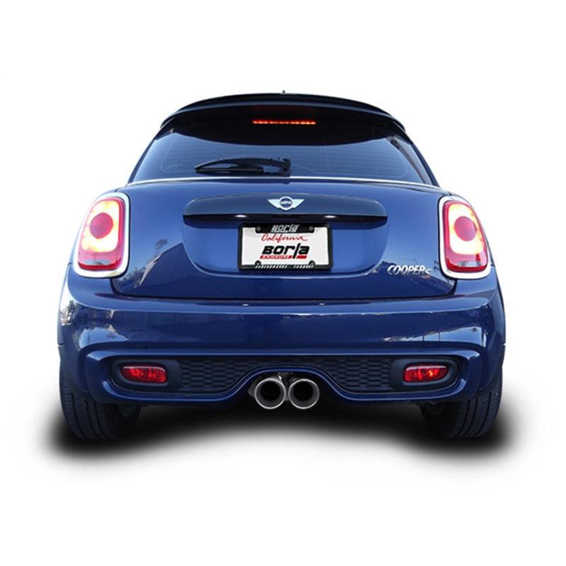 Borla 14-15 Mini Cooper S F56 2.0L Turbo AT/MT FWD 2DR 2.5in Touring Rear Section Exhaust 4in Tips-SR1 Performance