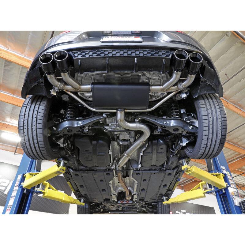 afe POWER MACH Force-Xp 15-19 Volkswagen Golf R L4-2.0L(T) 304 SS Cat-Back Exhaust System - Black-SR1 Performance