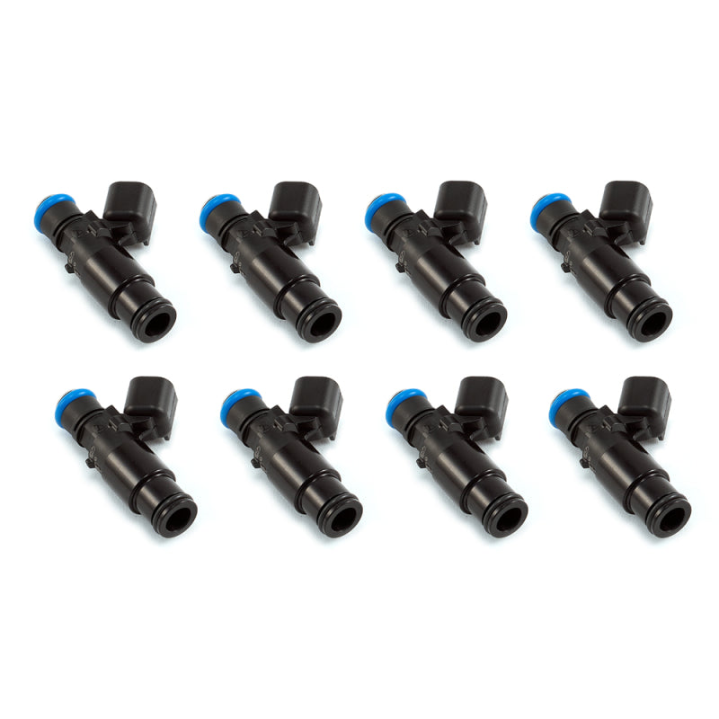 Injector Dynamics 1340cc Injector - 48mm Length - 14mm Top - 14mm Black Bottom Adaptor (Set of 8)-SR1 Performance