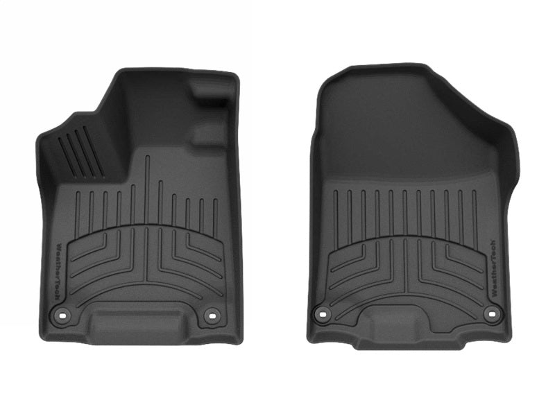WeatherTech FloorLiner HP for Honda Ridgeline 17-25, Front Row, Black – Custom Fit All-Weather Vehicle Floor Protection