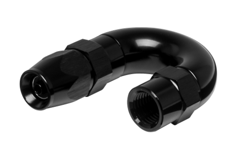 Vibrant -3AN 180 Degree High Flow Hose End Fitting for PTFE Lined Hose - Aluminum-SR1 Performance