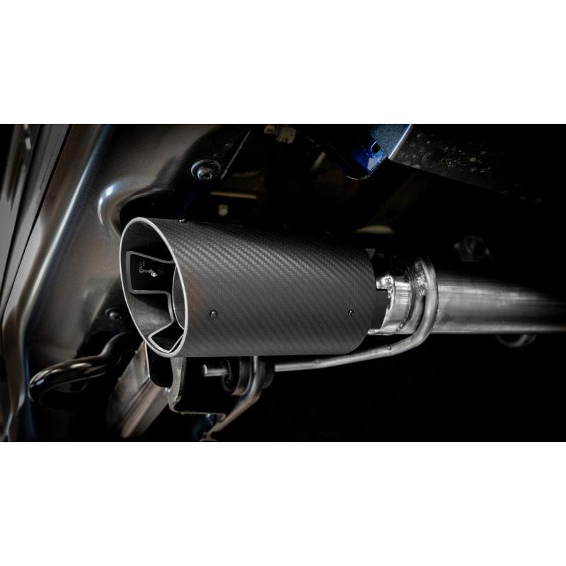 Borla 21-23 Ford Raptor 3in Tail Pipe Kit 4.5in Tip - Carbon Fiber Black Anodized-SR1 Performance