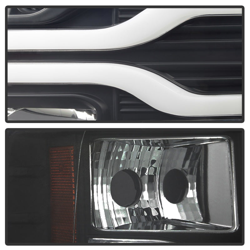 Spyder Chevy Silverado 1500 07-13 Version 3 Projector Headlights - Black PRO-YD-CS07V3-LBDRL-BK-SR1 Performance