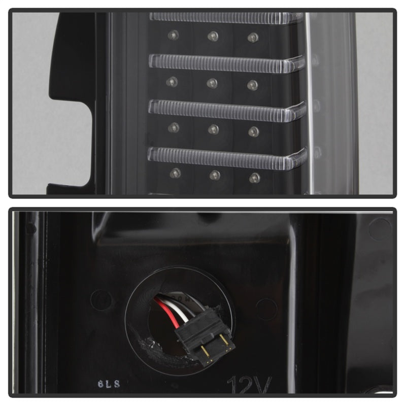 Xtune Hummer H3 06-09 ( Non H3T ) LED Tail Lights Black ALT-ON-HH306-LED-BK-SR1 Performance