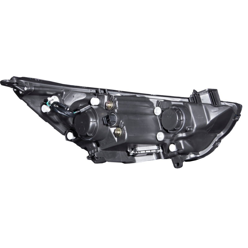 ANZO 2012-2013 Hyundai Accent Projector Headlights w/ Halo Black (CCFL)-SR1 Performance