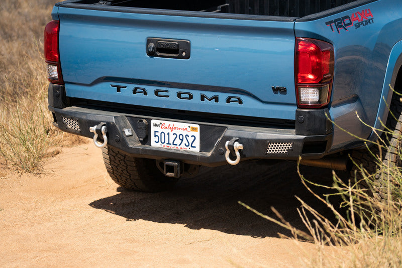 DV8 Offroad 16-23 Toyota Tacoma MTO Series Rear Bumper with Light Mounts and Recovery Points