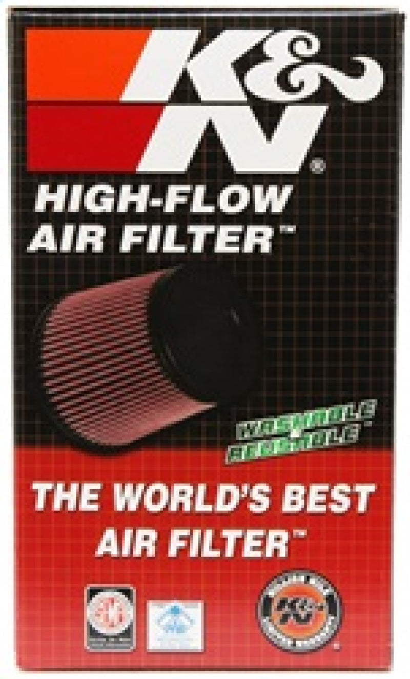 K&N 6 inch OD-Base 4 1/2 inch OD-Top 7 Inch H Round Tapered Universal Air Filter-SR1 Performance