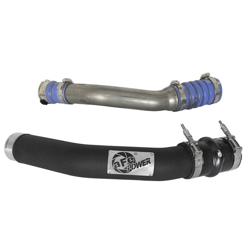 aFe Bladerunner 3in Hot and Cold Side Black Intercooler Tubes 2017 Ford Diesel Trucks V8 6.7L (td)-SR1 Performance