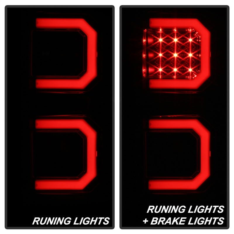 Spyder 07-13 Toyota Tundra V2 Light Bar LED Tail Lights - Smoke ALT-YD-TTU07V2-LB-BSM-SR1 Performance