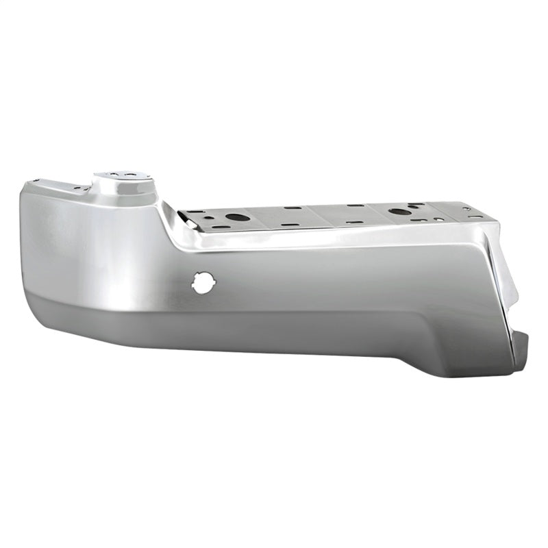 XTune 17-19 Ford F250/ F350 Rear Left Bumper Cap End w/ Sensor Hole - Chrome RB-FF25017-BEWS-L-SR1 Performance