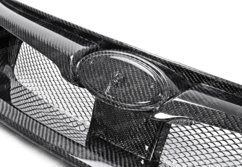 Seibon Carbon Fiber Front Grill for 2011-2014 Subaru Impreza WRX STI - Stylish and Lightweight Upgrade