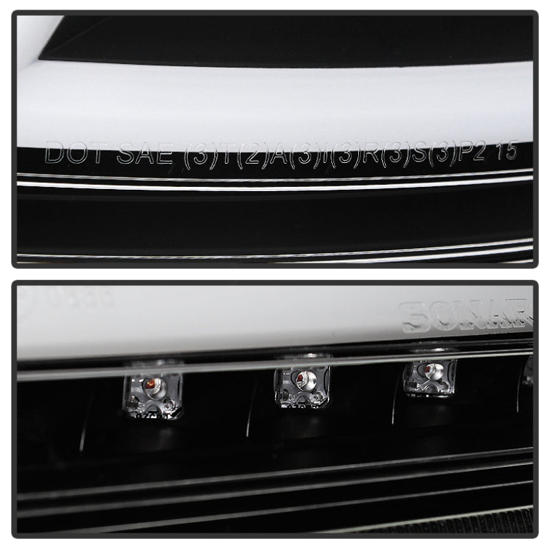 Spyder Audi TT 07-12 LED Tail Lights Black ALT-YD-ATT07-LED-BK-SR1 Performance