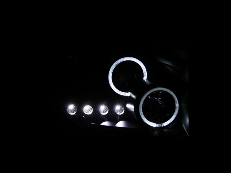 ANZO 2006-2008 Dodge Ram 1500 Projector Headlights w/ Halo Chrome-SR1 Performance