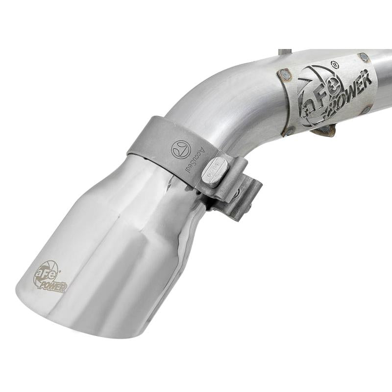 aFe MACH Force-Xp Axle-Back Exhaust System w/Polished Tip 18-20 Jeep Wrangler L4-2.0T / V6-3.6L-SR1 Performance