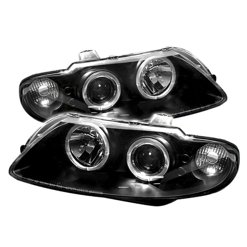 Spyder Pontiac GTO 04-06 Projector Headlights LED Halo LED Black High H1 Low H1 PRO-YD-PGTO04-HL-BK-SR1 Performance