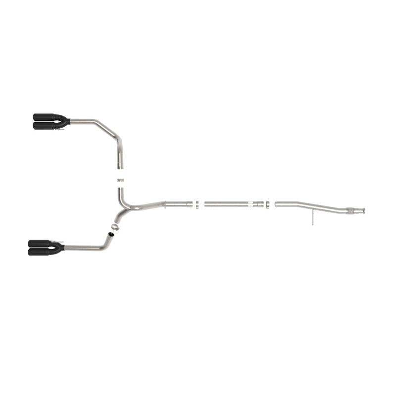 aFe Vulcan Series 3in 304SS DPF-Back 20-21 GM Trucks L6-3.0L (td) LM2 - Dual Black Tip-SR1 Performance