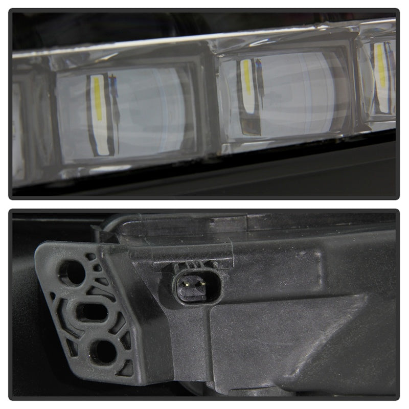 Spyder 18-19 Honda Accord Sedan OEM LED Fog Lights w/OEM Fit Switch - Clear (FL-HA2018-4D-LED-C)-SR1 Performance