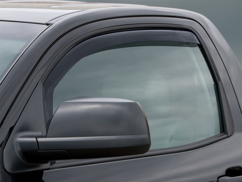 WeatherTech 07-21 Toyota Tundra and 08-22 Sequoia Dark Tint Side Window Deflectors – Precision Fit, Easy Installation
