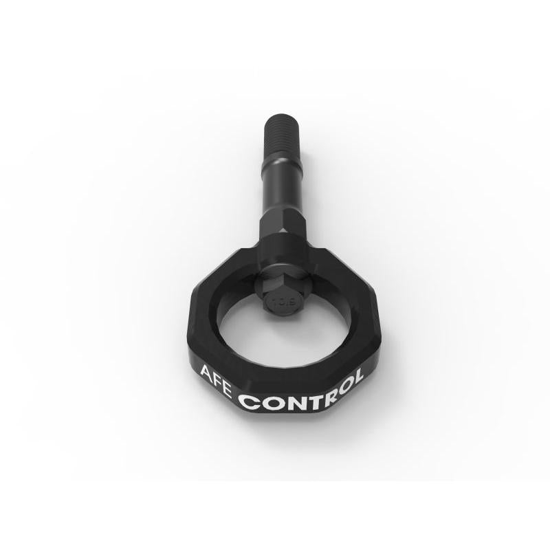aFe Control Rear Tow Hook (Black)-SR1 Performance