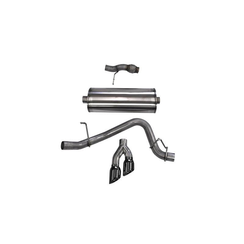 Corsa 2015-2020 ack Exhaust Sport 3in Single Side Twin Black 4in Tips 2015 Chevy Tahoe/GMC Yukon-SR1 Performance