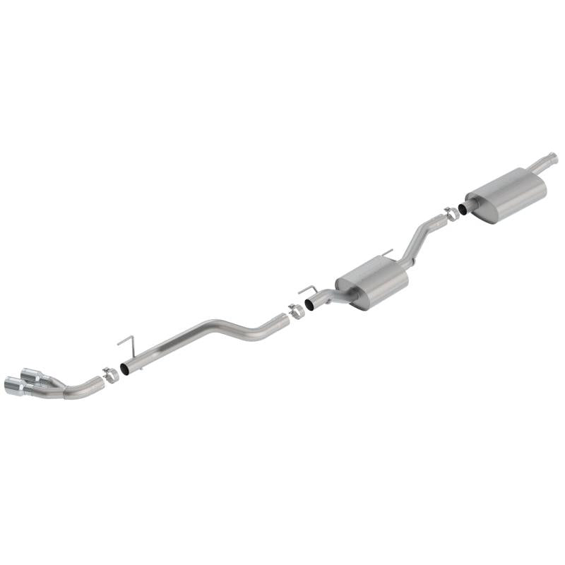Borla 2020 Jeep Gladiator JT 3.6L V6 AWD Touring Dual Side Catback w/ Chrome Tips-SR1 Performance