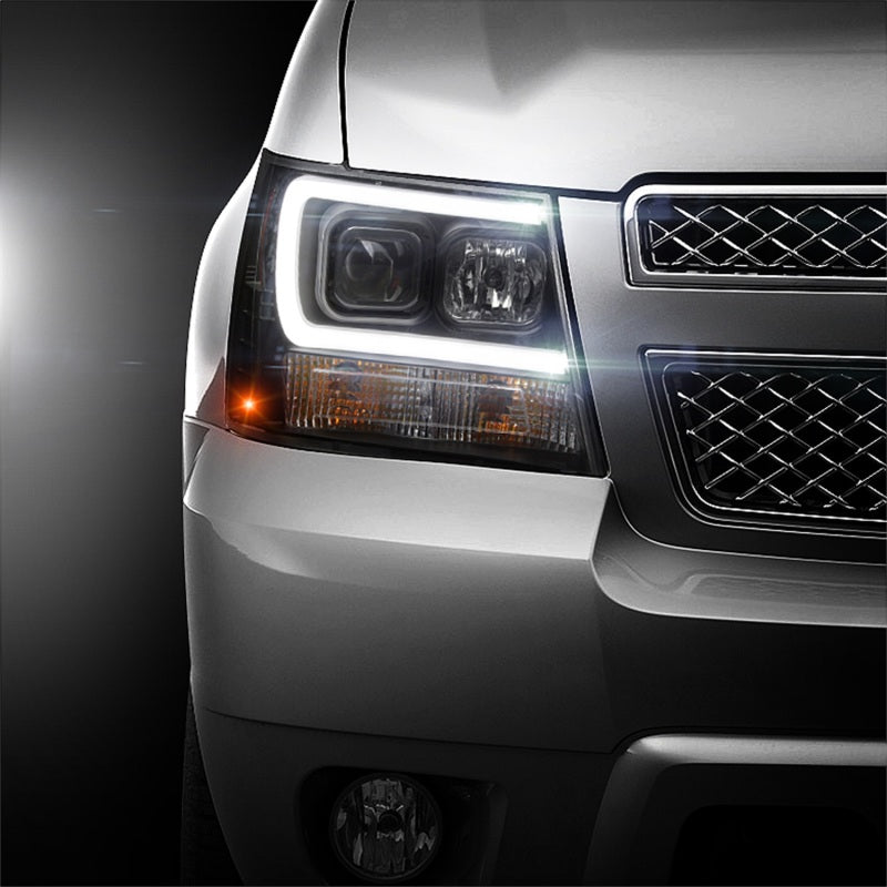 Spyder 07-14 Chevy Suburban/1500/2500/Tahoe V2 Projector Headlights Blk PRO-YD-CSUB07V2-DRL-BK-SR1 Performance