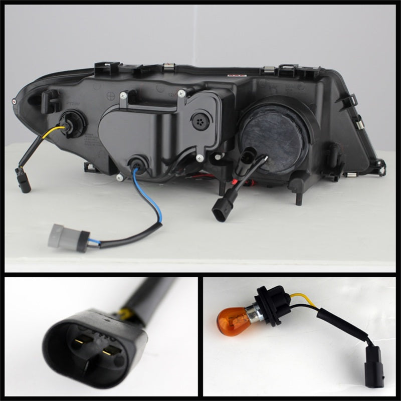Spyder BMW E46 3-Series 04-06 2 DR Projector Halogen Model- LED Halo Blk PRO-YD-BMWE4604-2DR-HL-BK-SR1 Performance