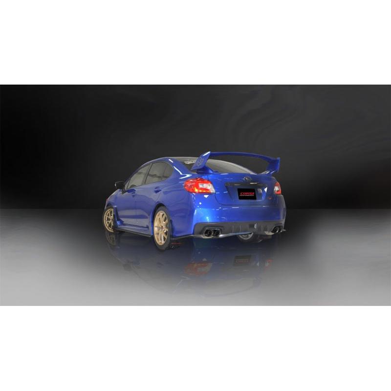 Corsa 2015-2021 Subaru WRX Cat Back Exhaust Black Quad 3.5in Tips *Sport*-SR1 Performance