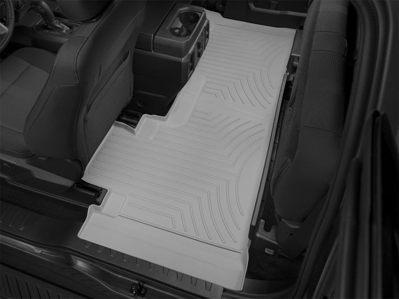 WeatherTech FloorLiner DigitalFit for Ford F-150 (2015-2016) Rear, Gray, Part #466973
