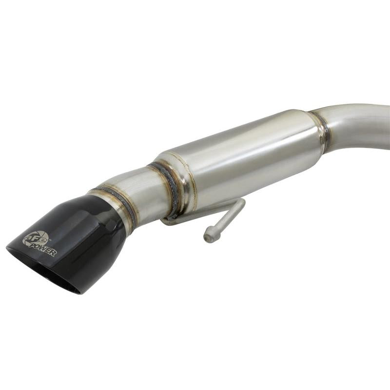 aFe MACHForce XP 3in 304 SS Sport Tone Cat-Back w/ Black Tips 15-17 Ford Mustang V6-3.7L/V8-5.0L-SR1 Performance