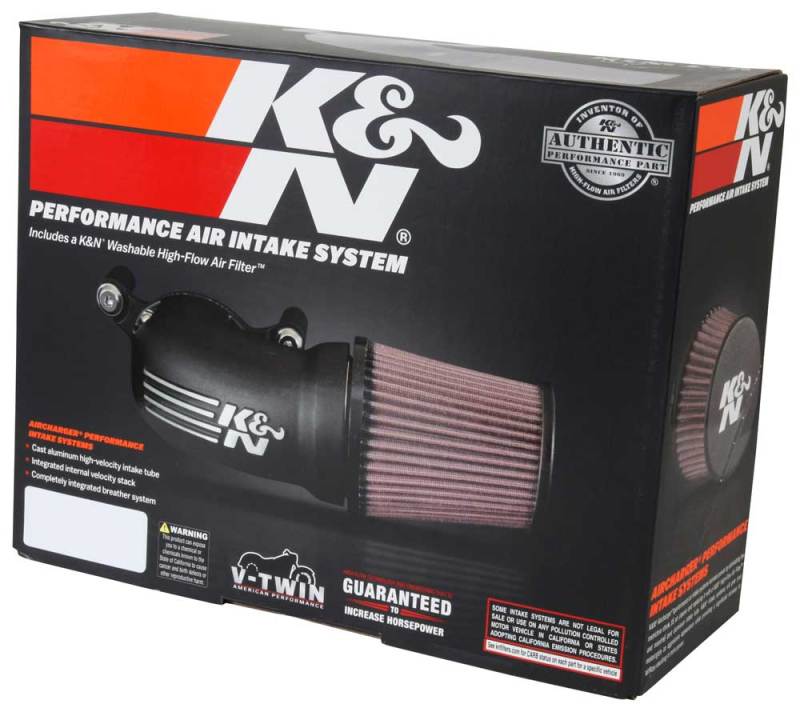 K&N 01-17 Harley Davidson Softail / Dyna FI Performance Air Intake System-SR1 Performance