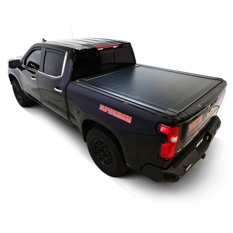Westin 19-26 Chevrolet/GMC Silverado/Sierra 1500 5 ft 8 in Bed Electric Retractable Tonneau Cover in Black