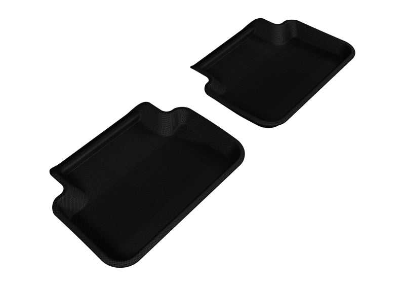 3D MAXpider 2009-2016 Audi A4/S4/RS4 Kagu 2nd Row Floormats - Black-SR1 Performance
