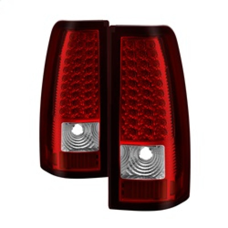 Xtune Chevy Silverado 1500/2500/3500 03-06 LED Tail Lights Red Clear ALT-ON-CS03-LED-RC-SR1 Performance