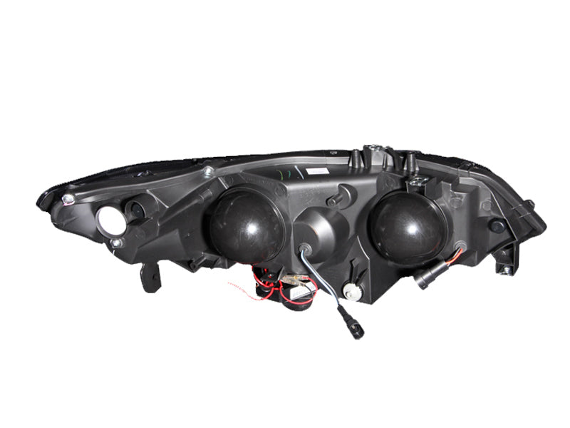 ANZO 2006-2011 Honda Civic Projector Headlights w/ Halo Black (CCFL)-SR1 Performance