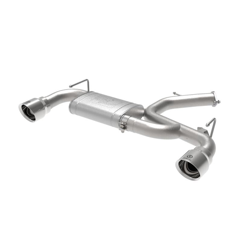 aFe Power Axle Back Exhaust - 19-20 Hyundai Veloster N L4-2.0L (t) w/ Polished tips-SR1 Performance