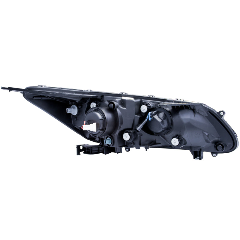 ANZO 2013-2015 Honda Accord Projector Headlights w/ U-Bar Black-SR1 Performance