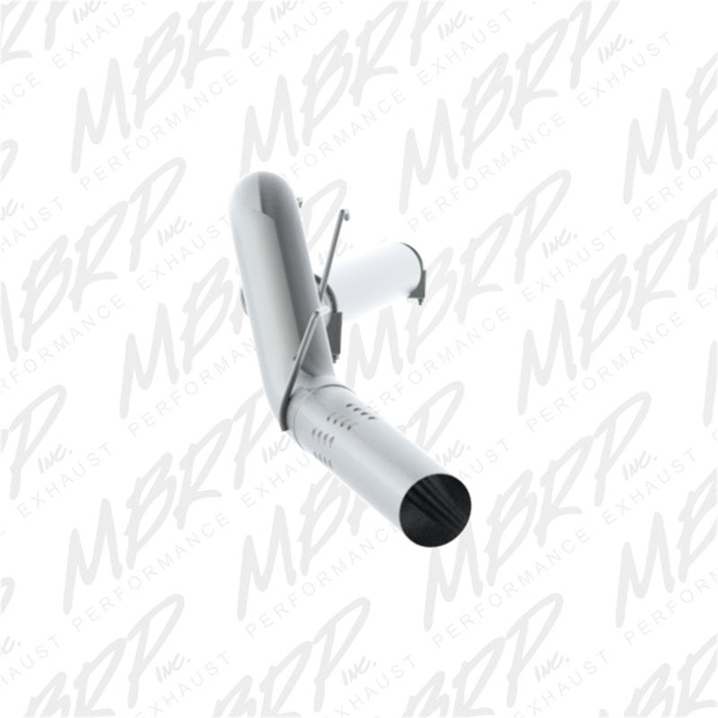 MBRP F-250/350/450 6.4 L 5in Filter Back Single Side Exit No Muffler AL-SR1 Performance