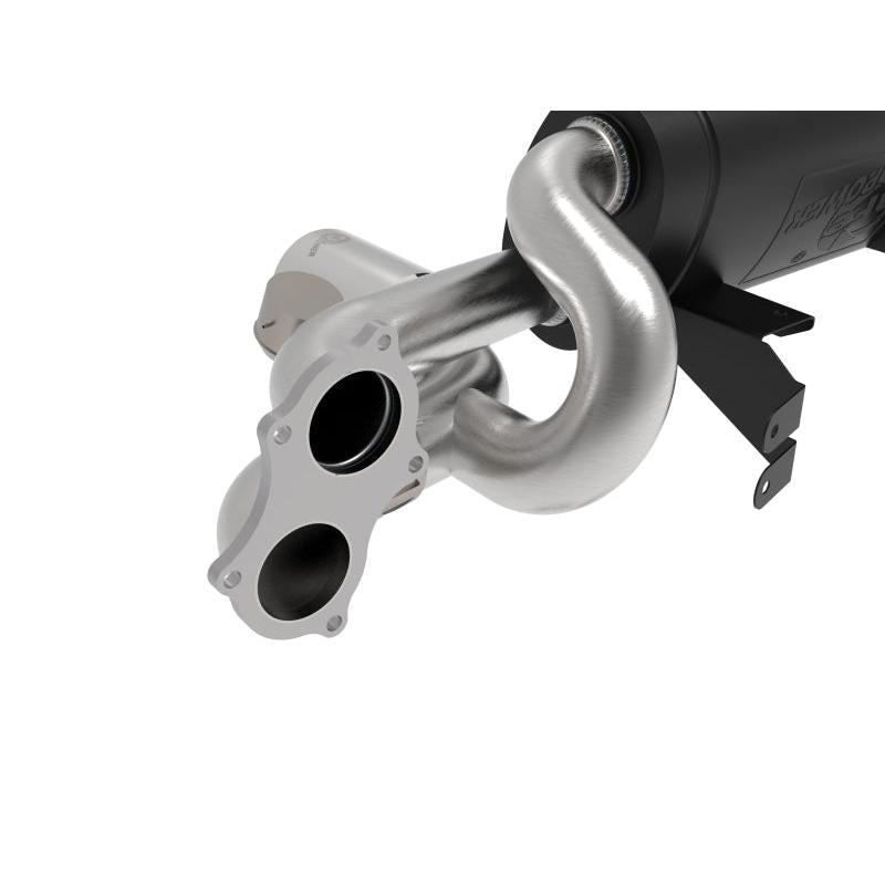 aFe MACHForce XP 2.25in-2.5in 304SS Exhaust Cat-Back 20-22 Porsche Cayman GT4 (718) - Polished Tips-SR1 Performance
