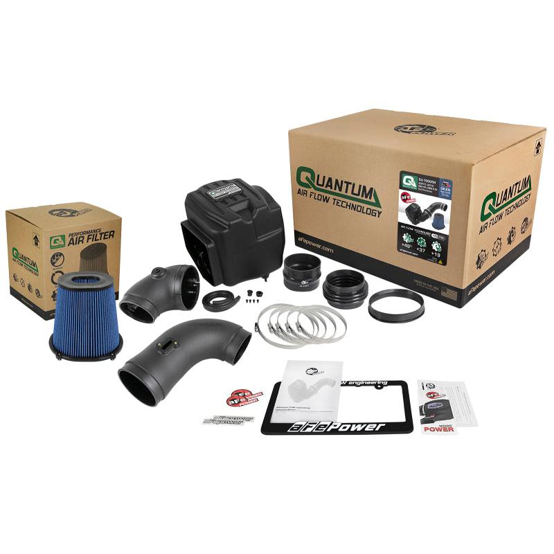 aFe Quantum Pro 5R Cold Air Intake System 08-10 GM/Chevy Duramax V8-6.6L LMM - Oiled-SR1 Performance